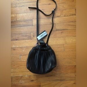 Zenana black pleated bag